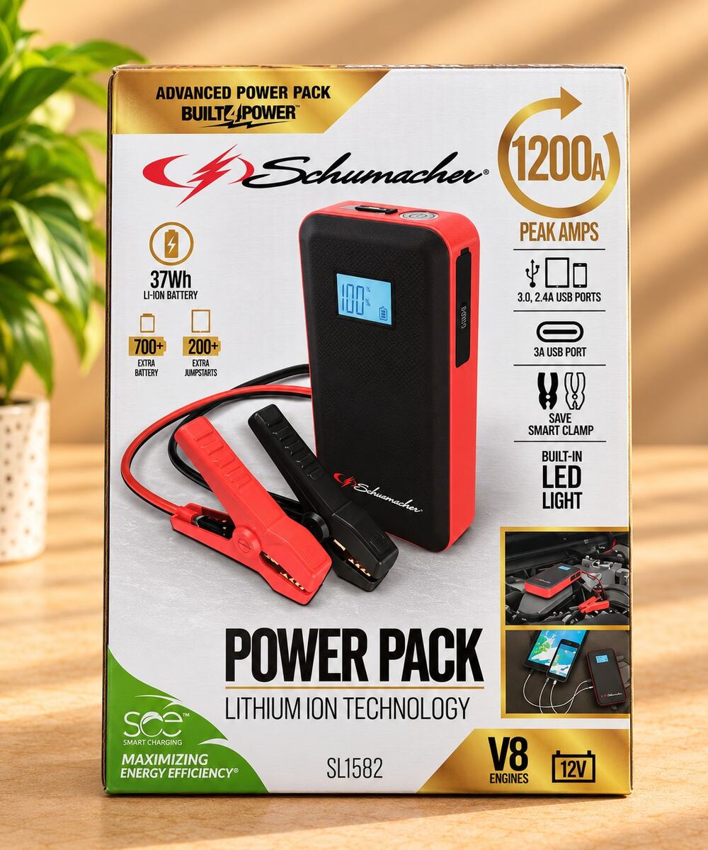 NWT Schumacher 1200A 12V Lith-Ion Power Pack SL1582
